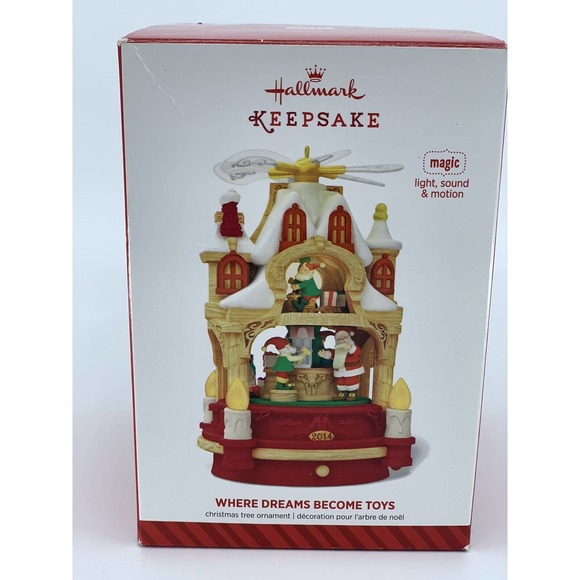 Hallmark Keepsake Ornament 2014 "WHERE DREAMS BECOME TOYS" New in Box - Picture 5 of 10